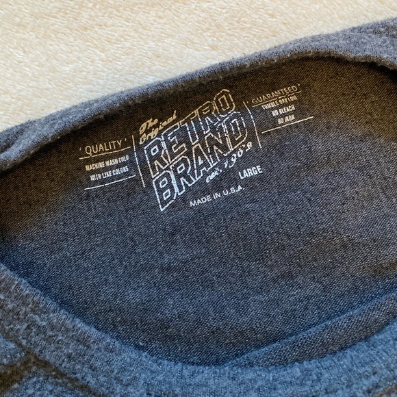 BYU Pajama Set- green plaid pant, grey byu long sleeve sweatshirt crew neck - Picture 5 of 5